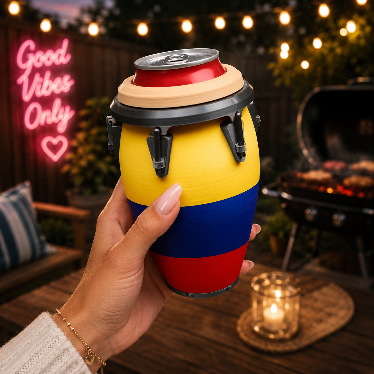 Colombia-Inspired 12oz Can Holder 🇨🇴