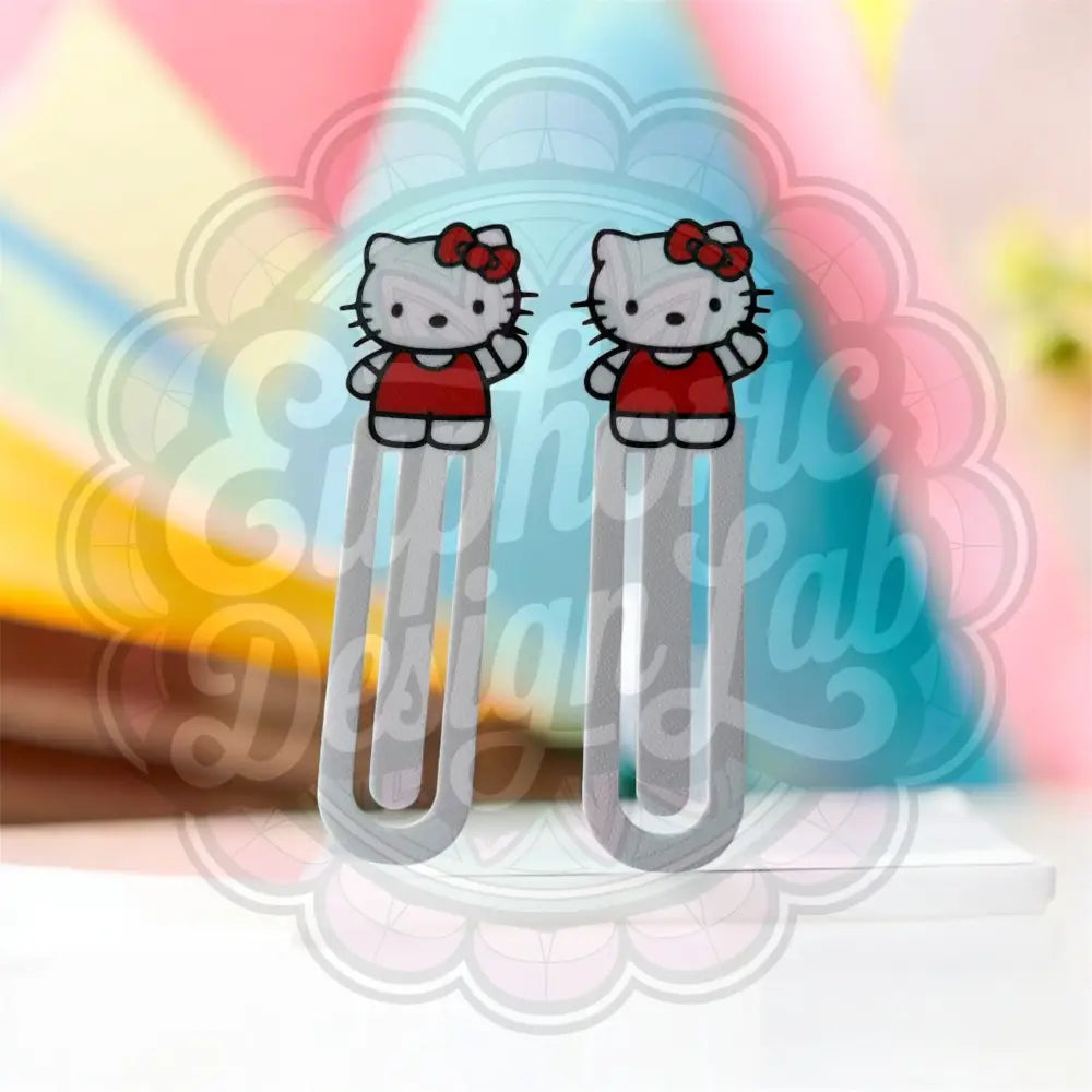 Kitty Jumbo Bookmark set of 2 3d print