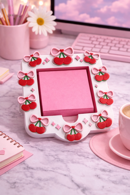 Cherry Post-it holder