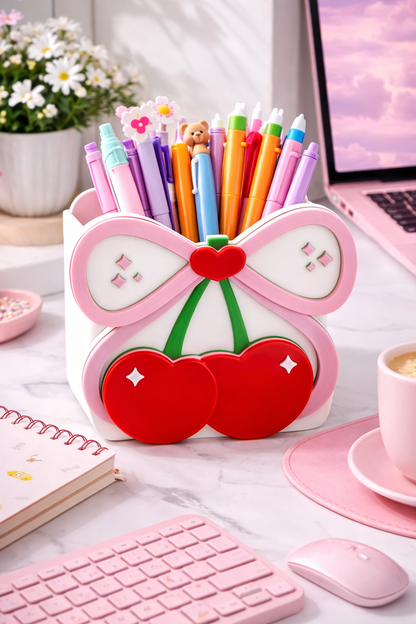 Cherry Pen Holder