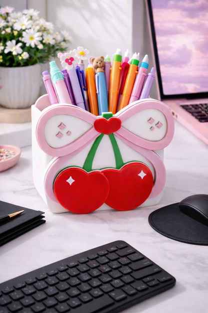 Cherry Pen Holder
