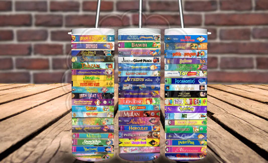 90s Childhood Movies 20 oz Tumbler Tumbler