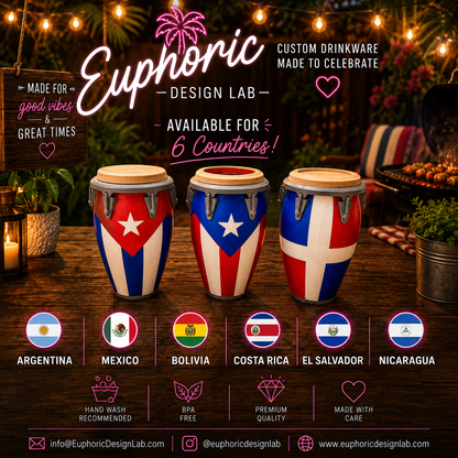 Representa tu pais💖 Inspired 12oz Can Holder