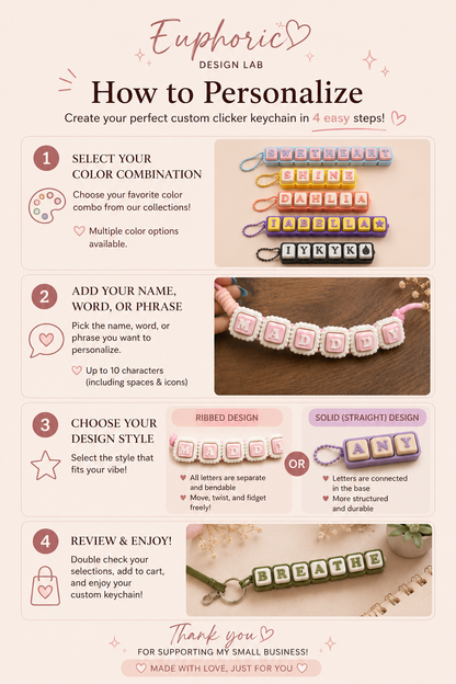 Personalized Clicker Keychain