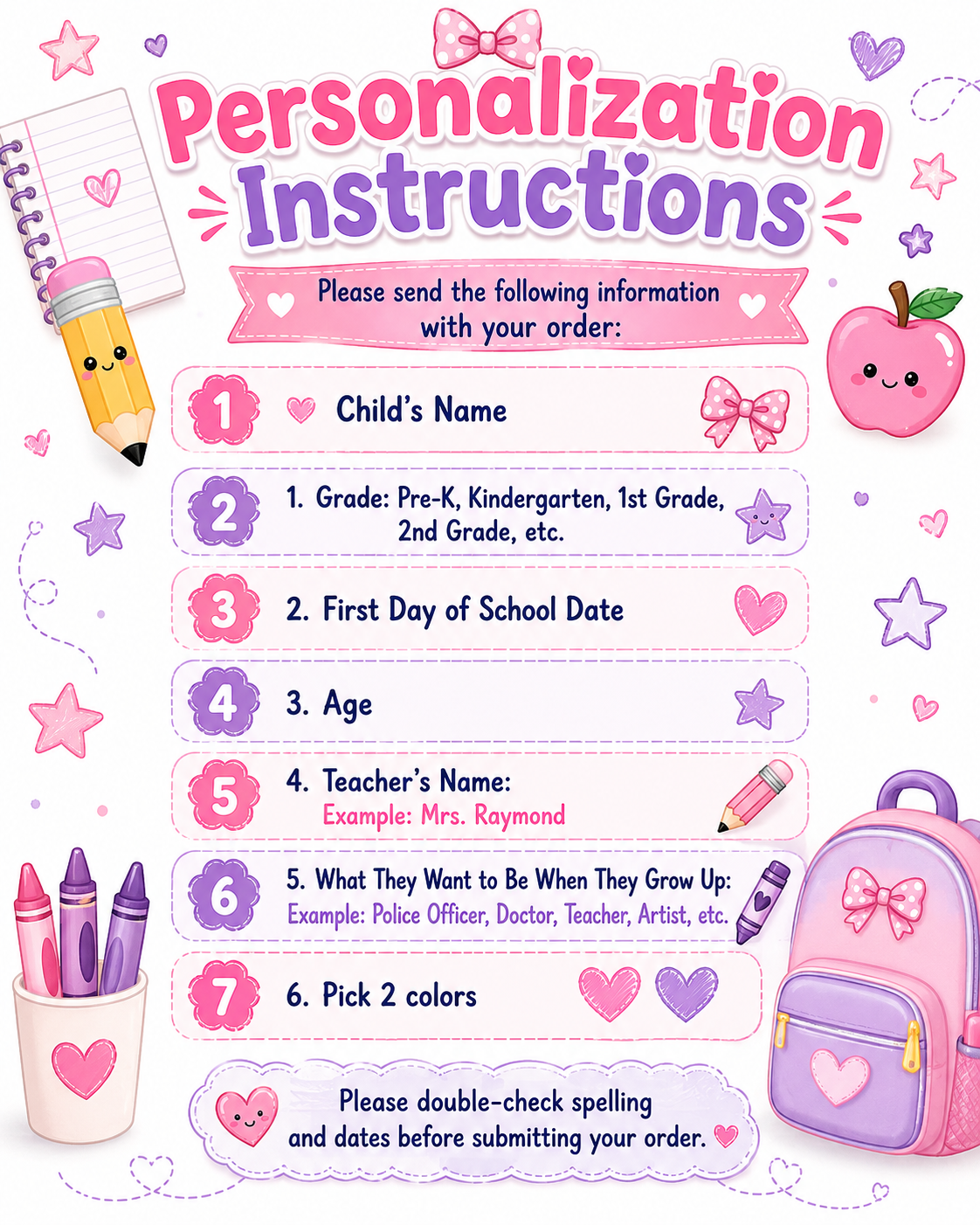 First Day of School Sign – Personalized Back-to-School Keepsake