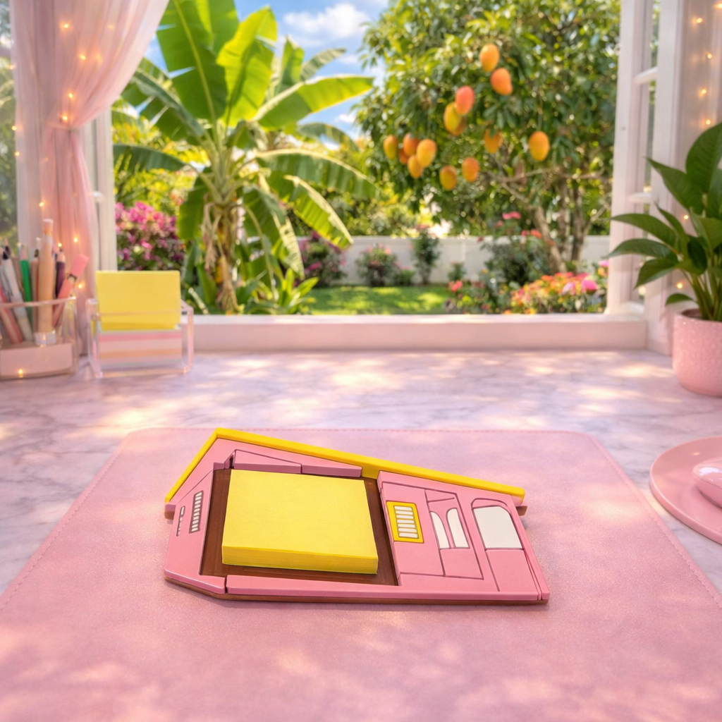 La casita Sticky Note Holder