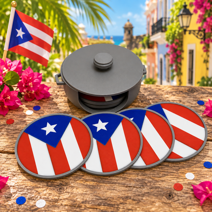 PR coaster Caldero Set