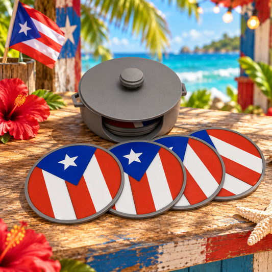 PR coaster Caldero Set