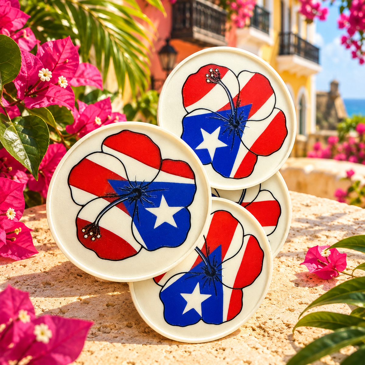 Borinquén Coaster Set
