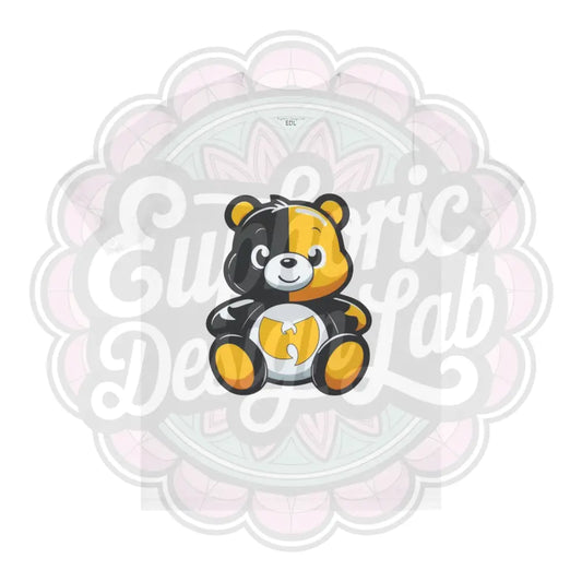 Care Bear with WuTang Clan Logo - Graphic Tee T-Shirt Unisex Shirt Hip Hop Shirt Streetwear Top White / S T-Shirt
