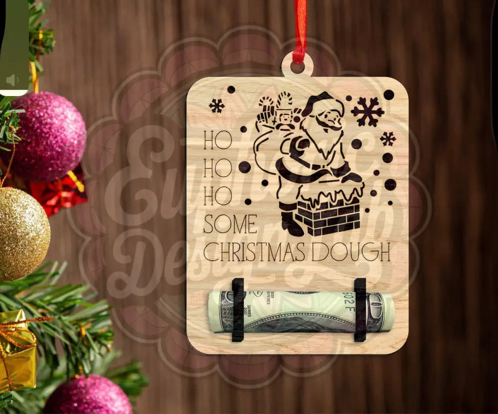 Christmas Gift Money Holder ornament Laser personalized