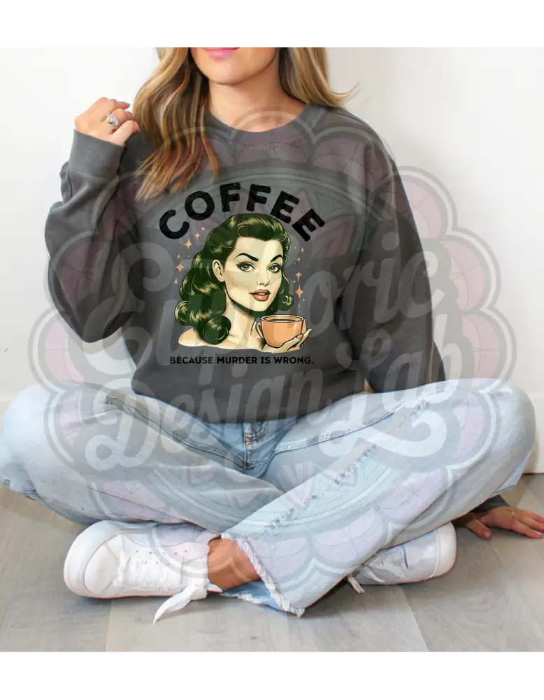 Coffee & Chaos Crewneck T-Shirt