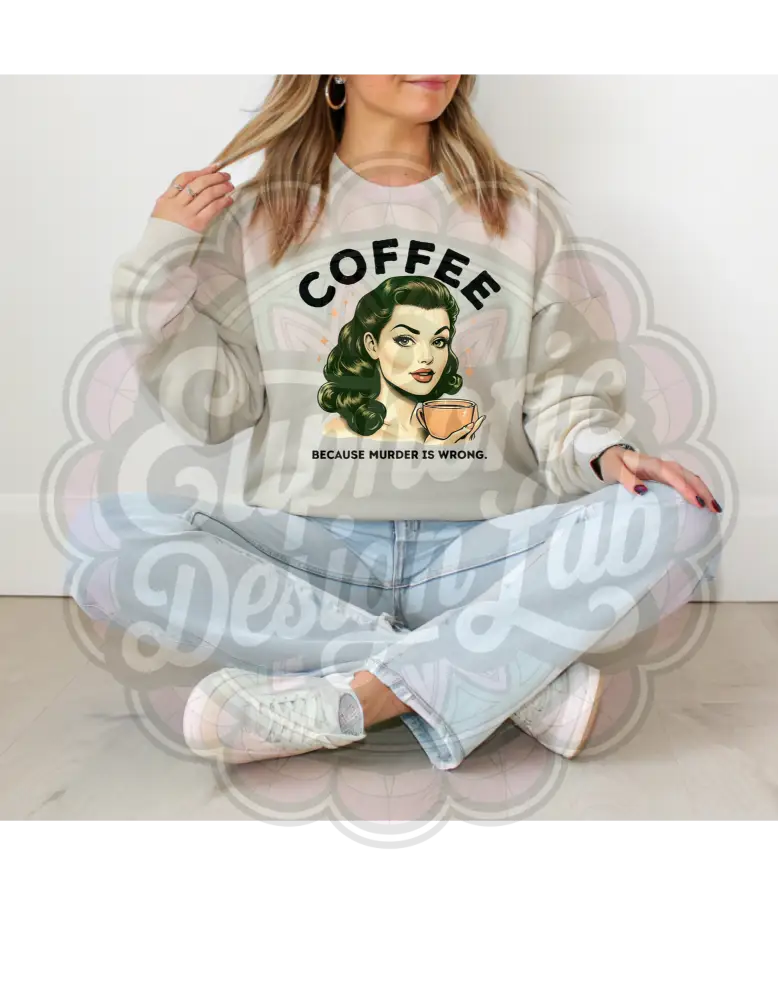 Coffee & Chaos Crewneck T-Shirt
