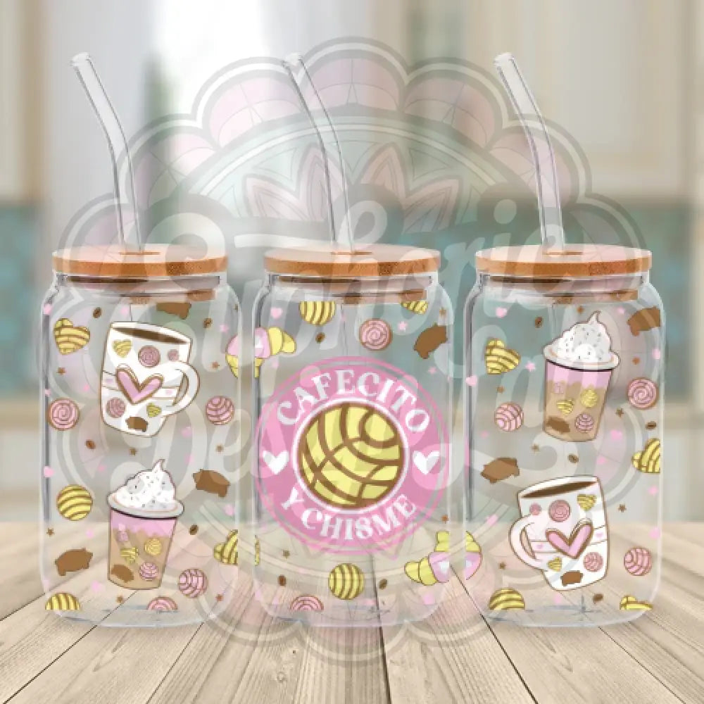 Custom 16oz Glass Can Design Tumbler