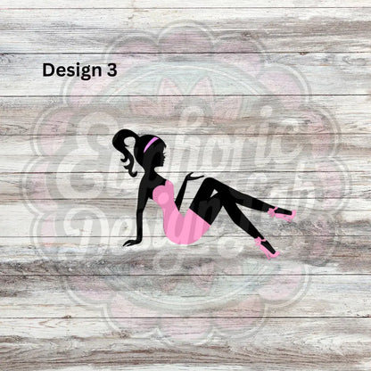 Custom Wooden Cake Topper Diva Sitting Girl unique Cake topper Elegant Topper Birthday Divorce Laser personalized