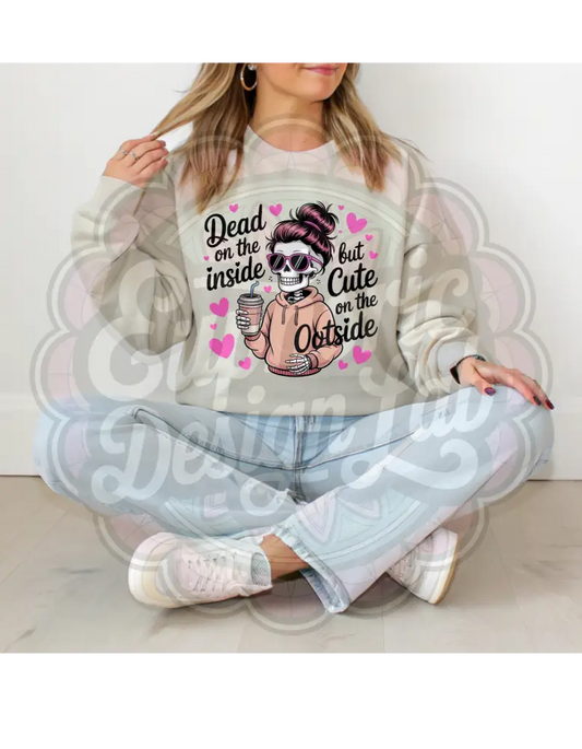 Dead But Adorable – Skeleton Chic with a Side of Sass T-Shirt