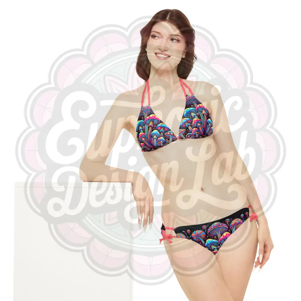 Euphoric Mushrooms Swimsuit set All Over Prints