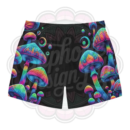 Euphoric neon Mushroom swintrunks All Over Prints