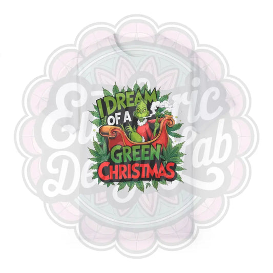 Green Christmas Adult Grinch Shirt Cannabis Lover Gift Festival Accessory, White / S T-Shirt