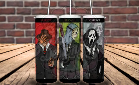 Horror Tarot card 20 oz Tumbler Halloween Tumbler