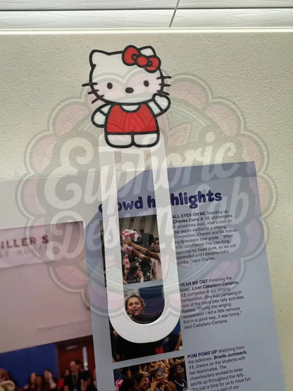 Kitty Jumbo Bookmark set of 2 3d print