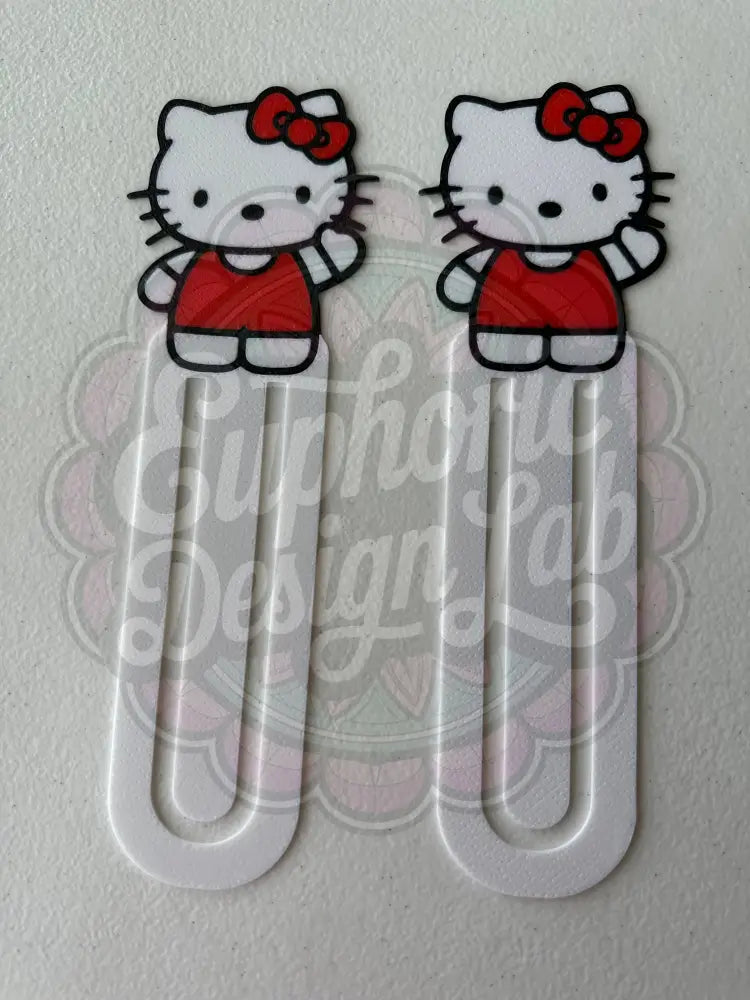Kitty Jumbo Bookmark set of 2 3d print