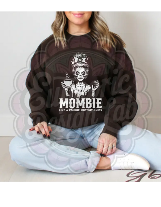 Mombie Sweatshirt – Running on Coffee Chaos & Cuddles T-Shirt
