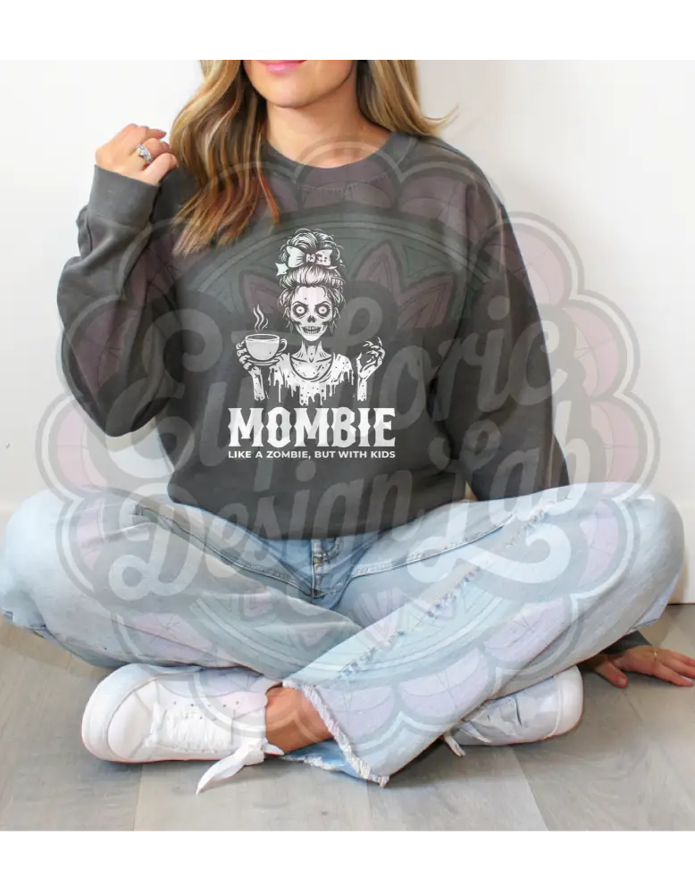 Mombie Sweatshirt – Running on Coffee Chaos & Cuddles T-Shirt