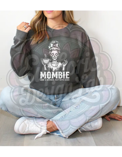 Mombie Sweatshirt – Running on Coffee Chaos & Cuddles T-Shirt