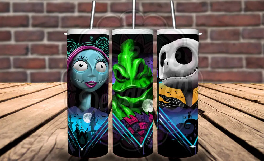 Nightmare before Christmas Halloween Tumbler