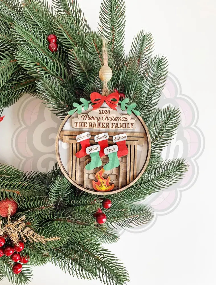 Personalized Family Ornament Laser personalized