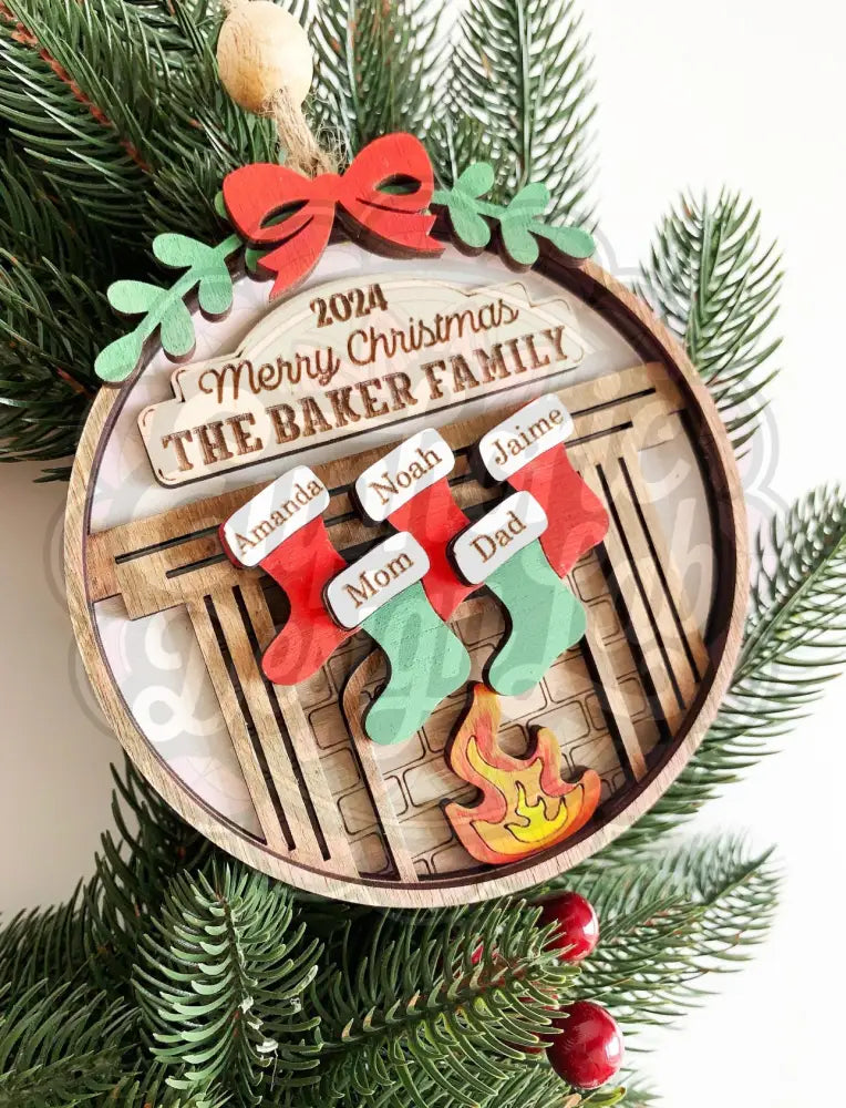 Personalized Family Ornament Laser personalized
