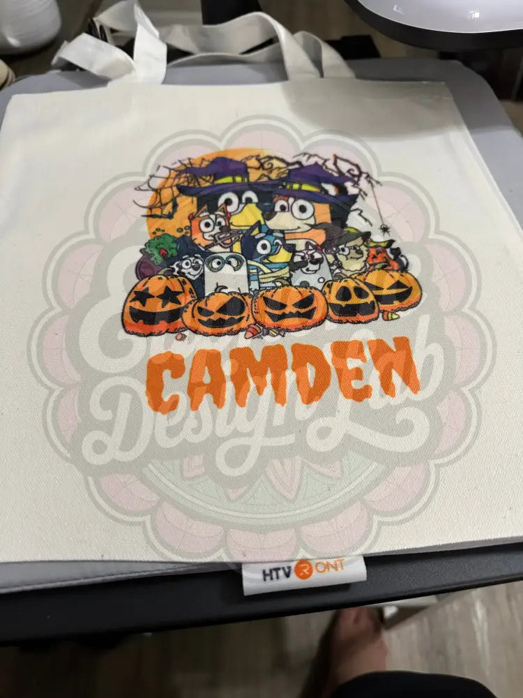 Personalized Trick or Treat Tote – Custom Halloween Bag Totes