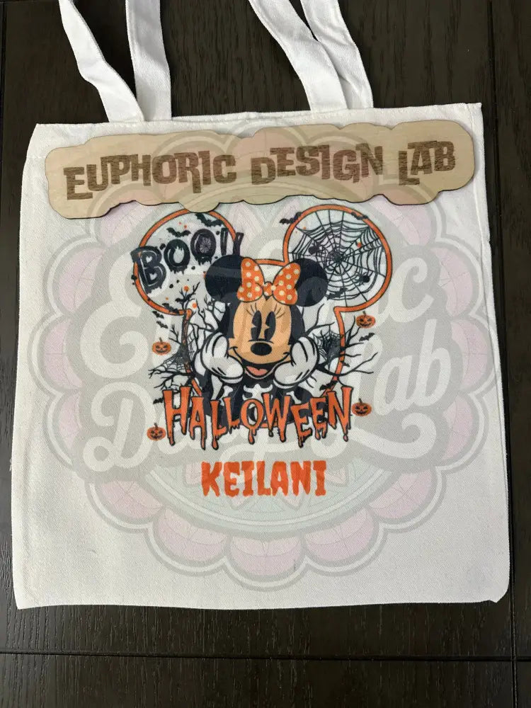 Personalized Trick or Treat Tote – Custom Halloween Bag Totes