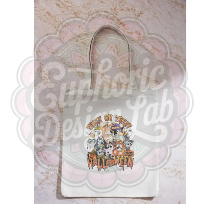 Personalized Trick or Treat Tote – Custom Halloween Bag Totes