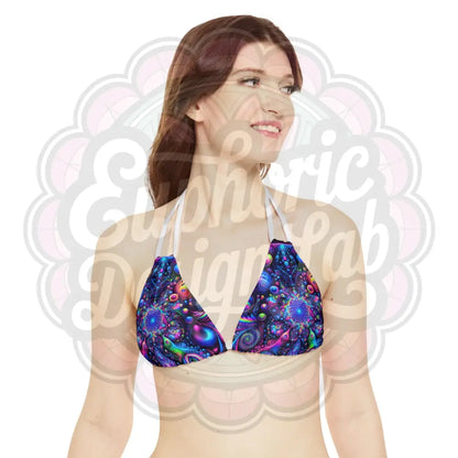 Psychedelic 2 Piece Bathing suit Set All Over Prints