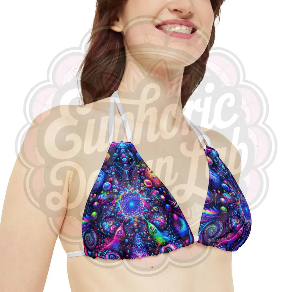 Psychedelic 2 Piece Bathing suit Set All Over Prints