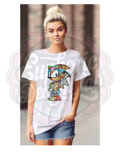 retro Hedgehog Tee T-Shirt