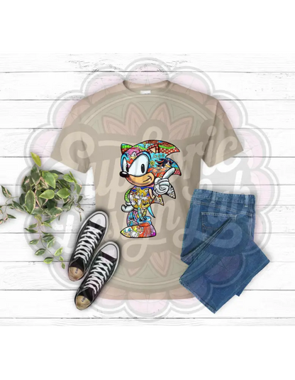 retro Hedgehog Tee T-Shirt