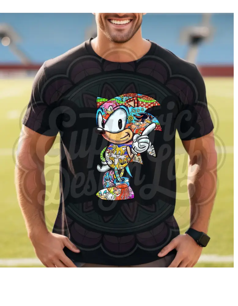 retro Hedgehog Tee T-Shirt