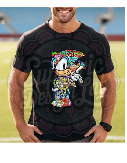 retro Hedgehog Tee T-Shirt