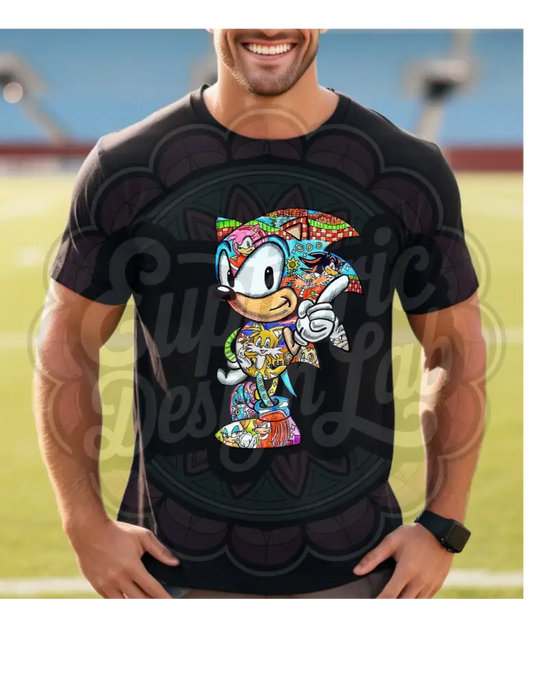 retro Hedgehog Tee T-Shirt
