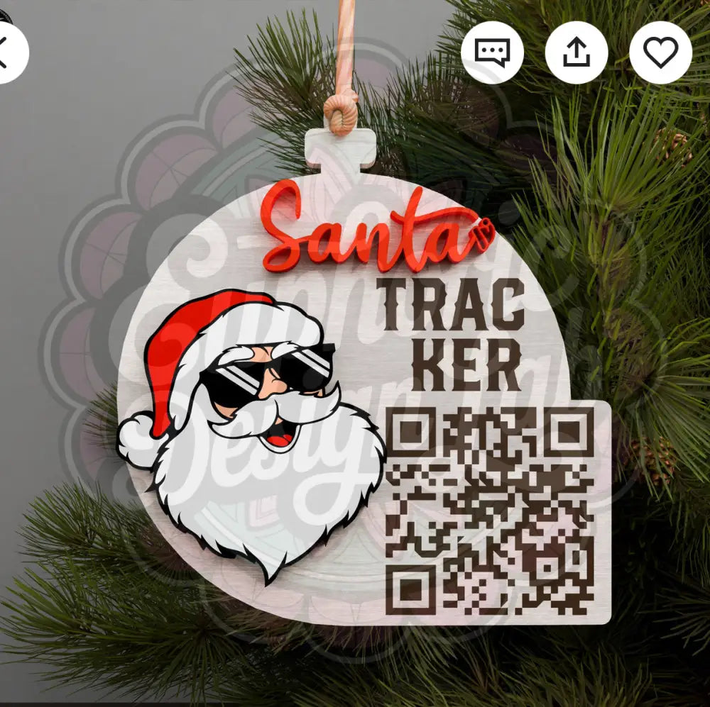 Santa Tracker Laser personalized