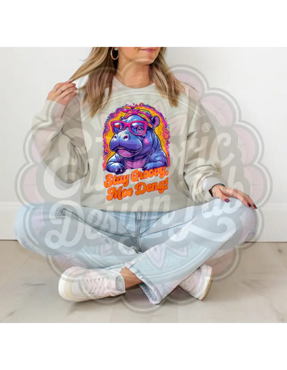 Stay Groovy Moo Deng! T-Shirt