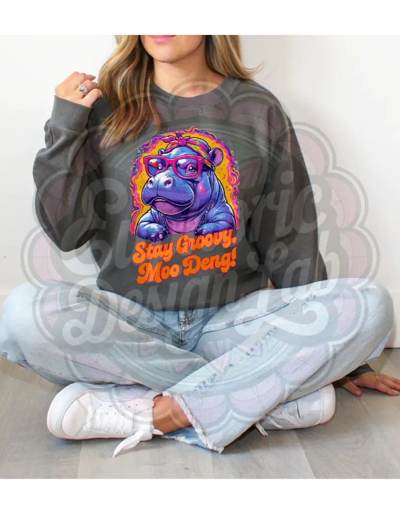 Stay Groovy Moo Deng! T-Shirt